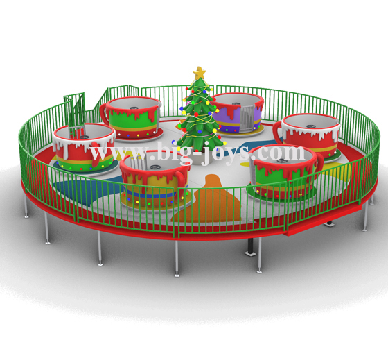 Christmas Theme Coffee Cup With Trailer